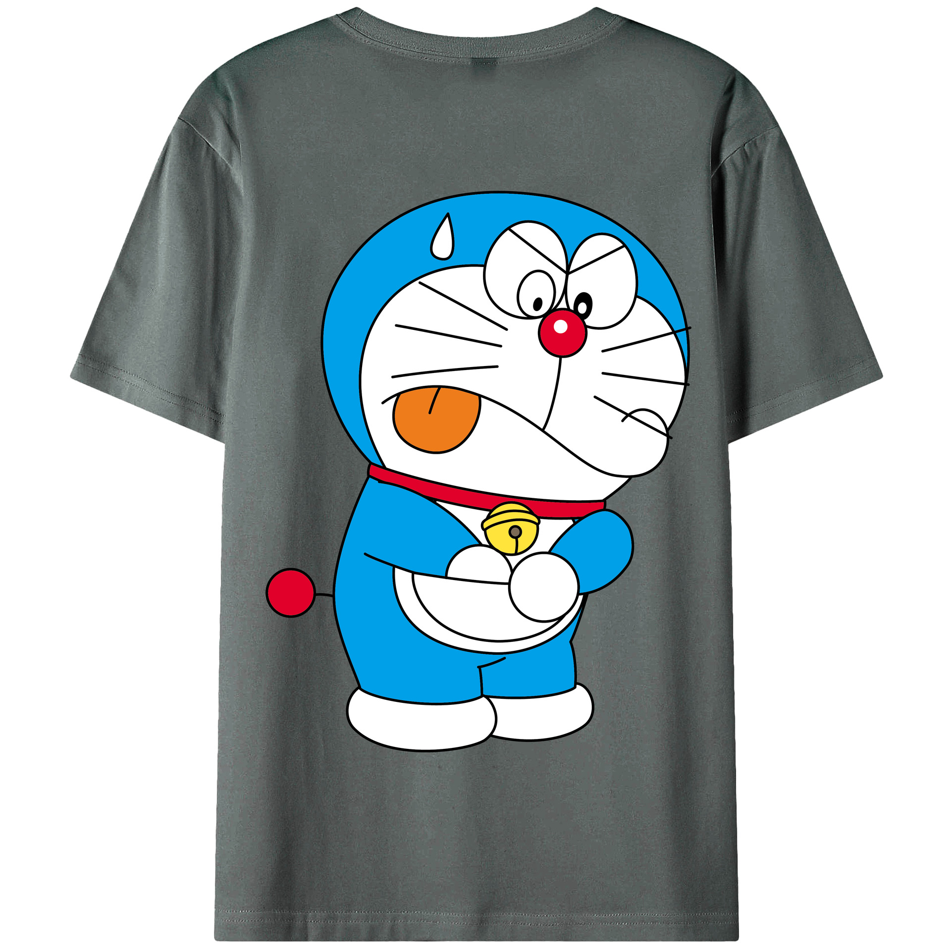 （画像用） ドラえもん Doraemon 綿100％半袖Tシャツ（背面プリント）